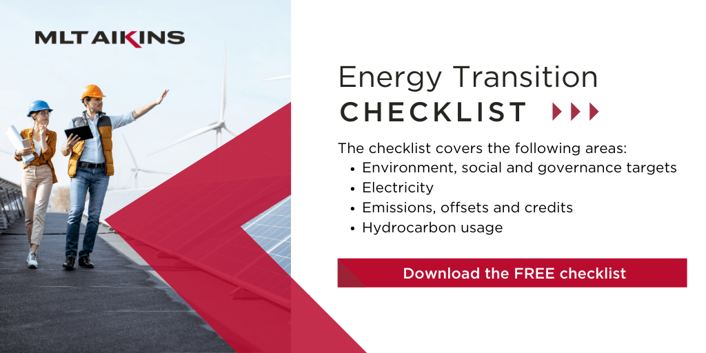 MLT Aikins Energy Transition Checklist