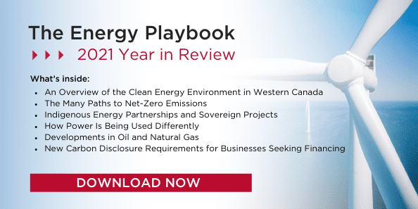 The MLT Aikins Energy Playbook 2021 Year in Review