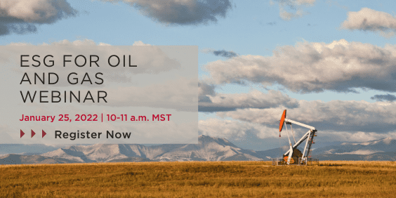 ESG for Oil and Gas Webinar | MLT Aikins