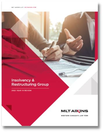 MLT Aikins Insolvency & Restructuring Year in Review 2022